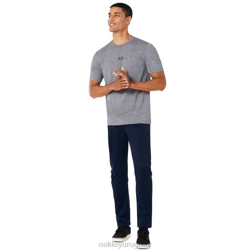 Oakley corteza nueva manga corta XT4H2112 ropa gris jaspeado atlético