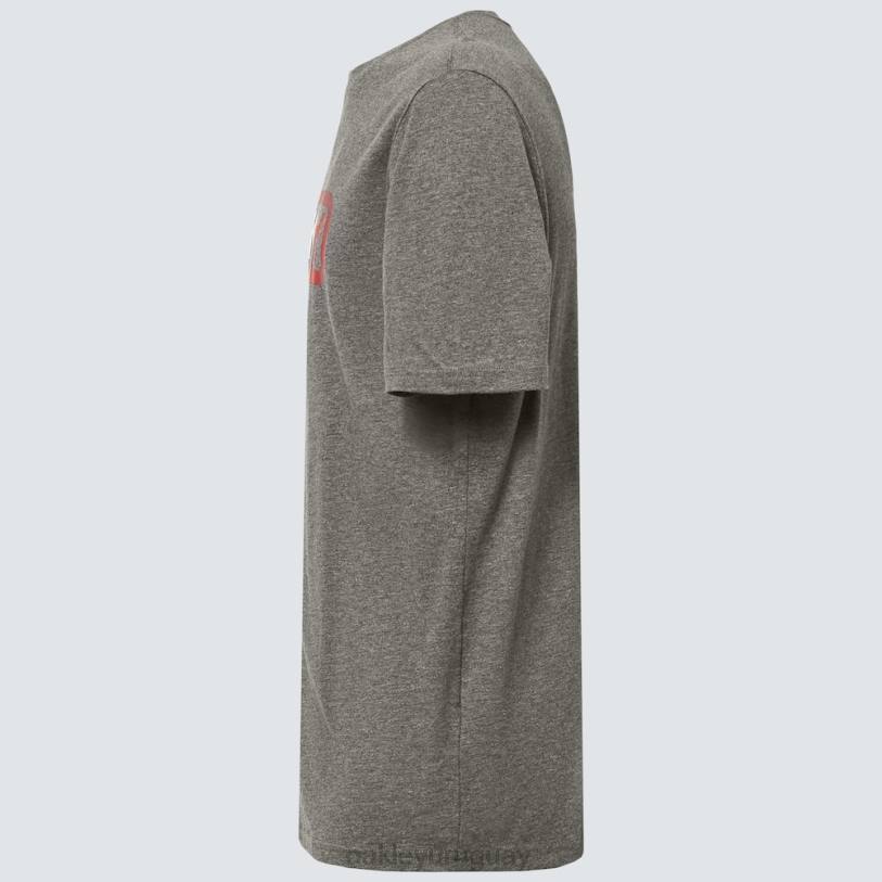 Oakley encerrado en camiseta b1b XT4H2374 ropa nuevo gris atlético