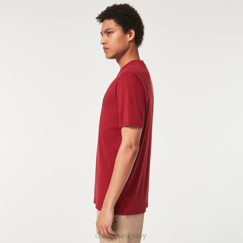 Oakley encerrado en camiseta b1b XT4H2377 ropa rojo hierro