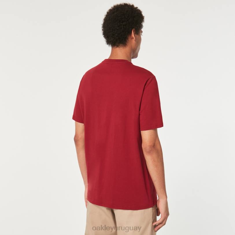 Oakley encerrado en camiseta b1b XT4H2377 ropa rojo hierro