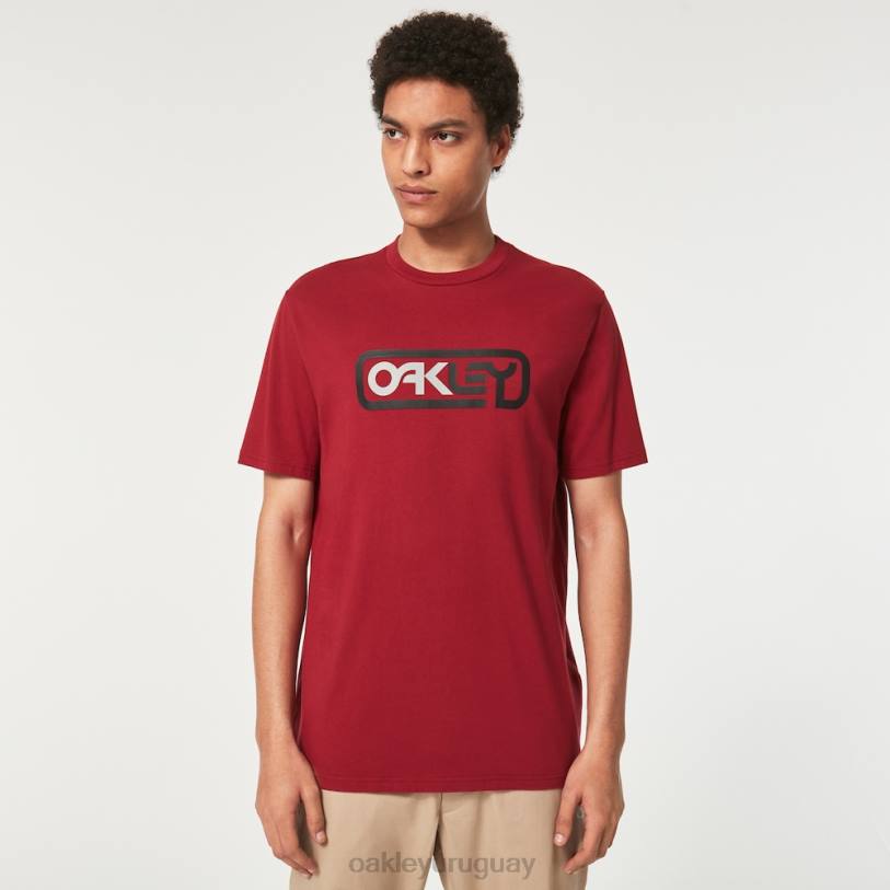 Oakley encerrado en camiseta b1b XT4H2377 ropa rojo hierro