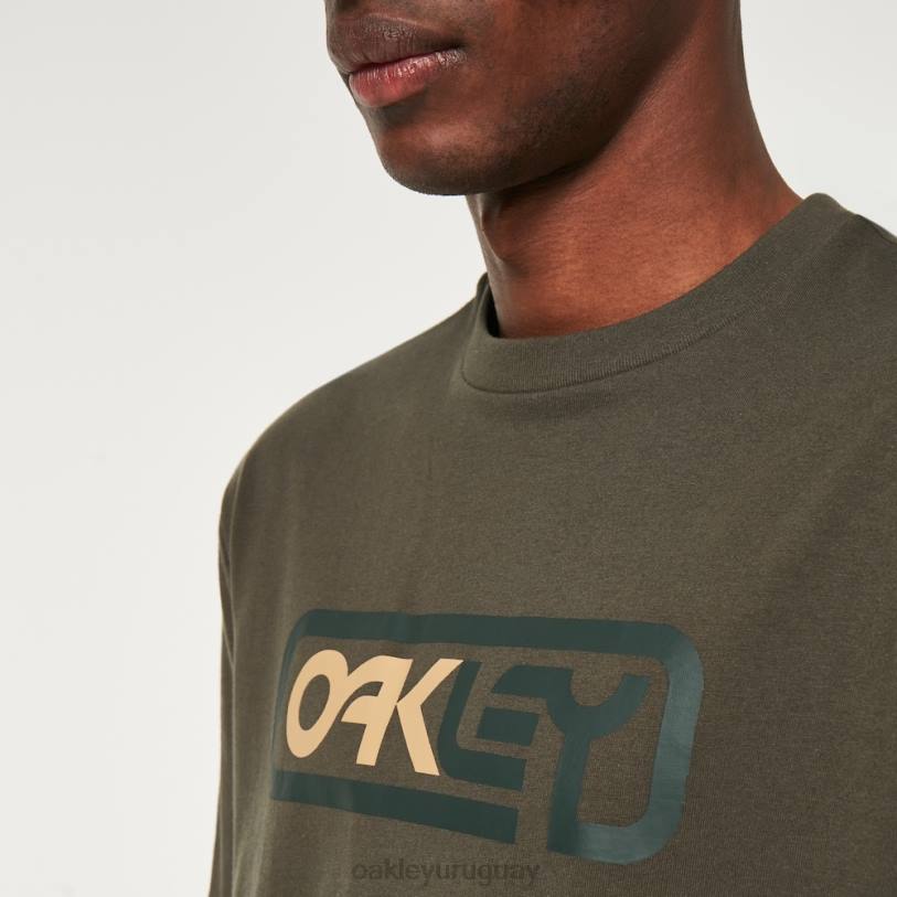 Oakley encerrado en camiseta b1b XT4H2378 ropa nuevo pincel oscuro