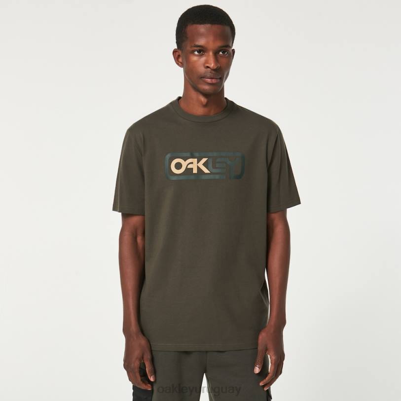 Oakley encerrado en camiseta b1b XT4H2378 ropa nuevo pincel oscuro