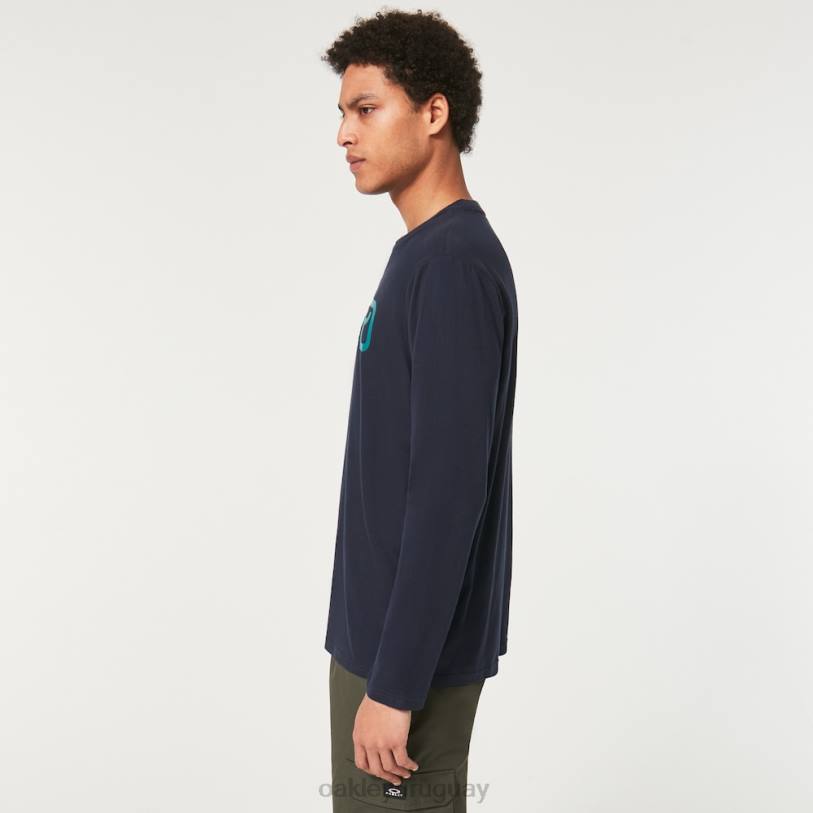 Oakley encerrado en la camiseta b1b ls XT4H2371 ropa braza