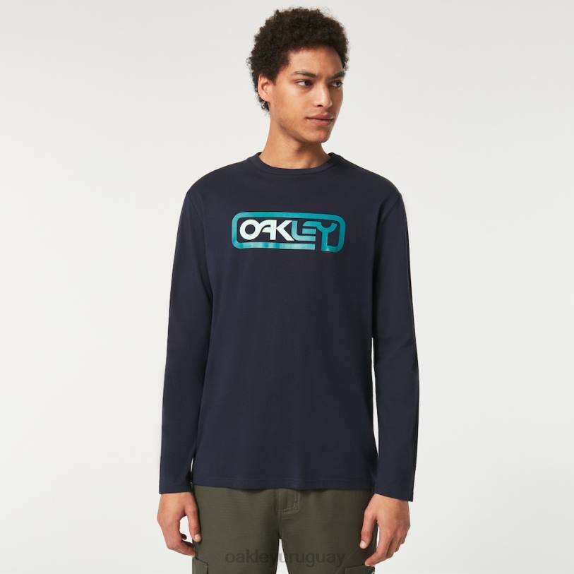 Oakley encerrado en la camiseta b1b ls XT4H2371 ropa braza