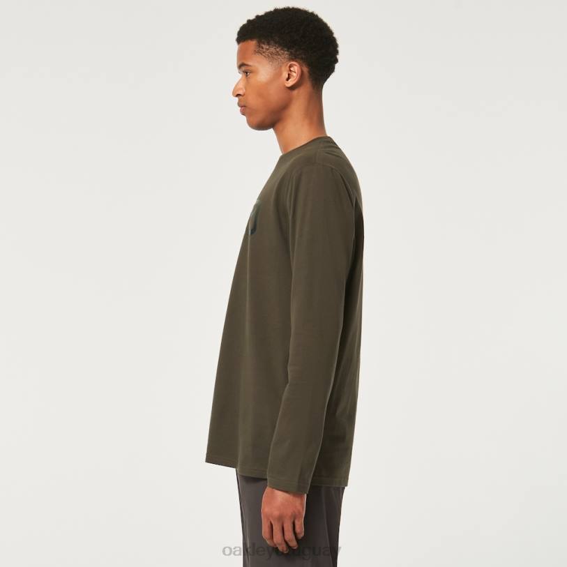 Oakley encerrado en la camiseta b1b ls XT4H2373 ropa nuevo pincel oscuro