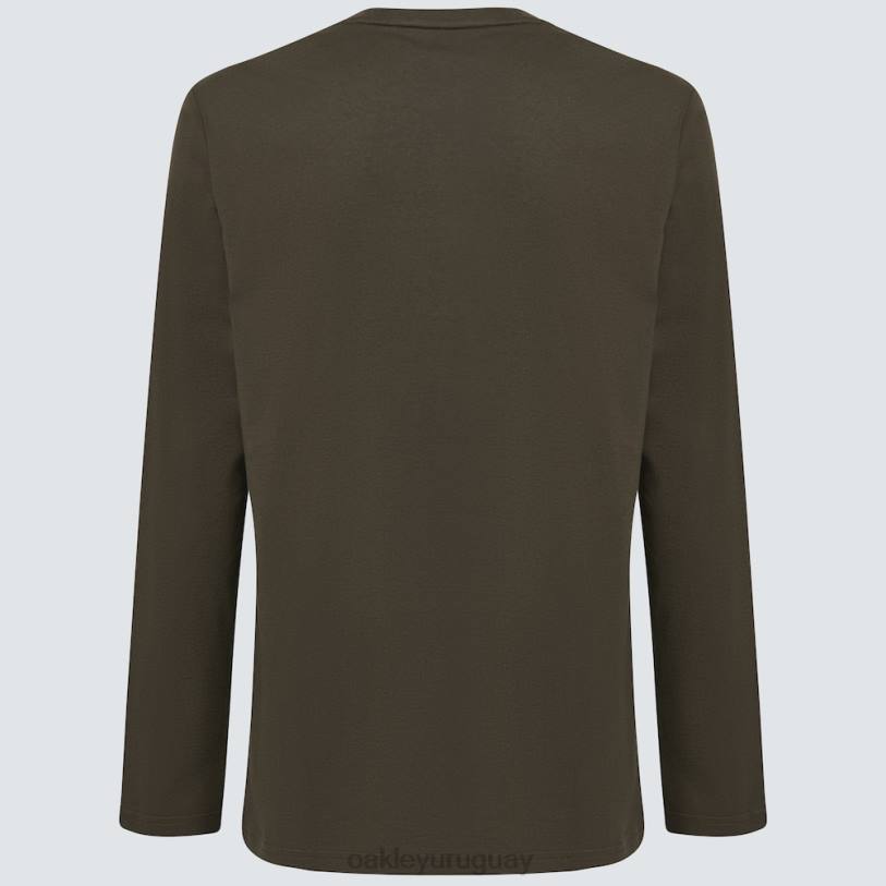 Oakley encerrado en la camiseta b1b ls XT4H2373 ropa nuevo pincel oscuro