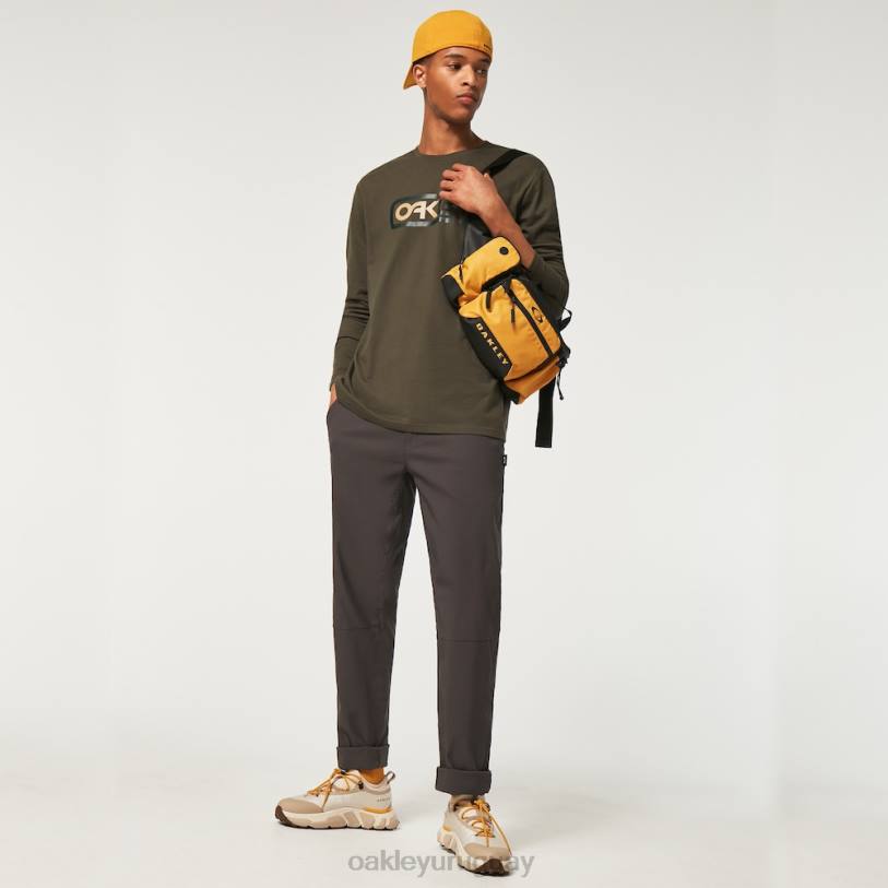 Oakley encerrado en la camiseta b1b ls XT4H2373 ropa nuevo pincel oscuro