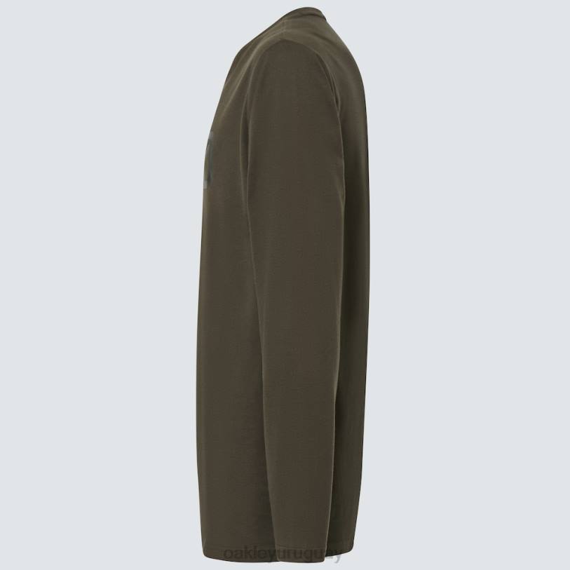Oakley encerrado en la camiseta b1b ls XT4H2373 ropa nuevo pincel oscuro