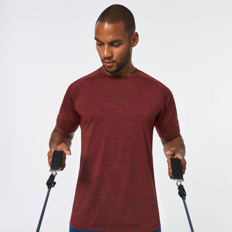 Oakley o ajuste camiseta rc ss XT4H2497 ropa brezo rojo hierro