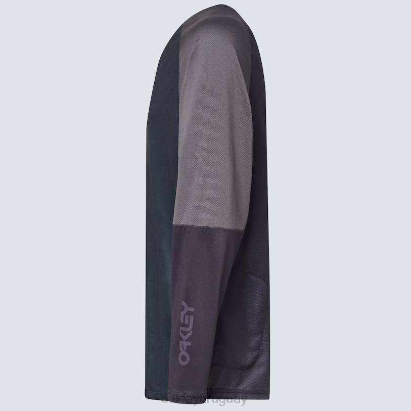 Oakley piloto de fábrica mtb ls jersey ii XT4H2620 ropa negro/hierro forjado