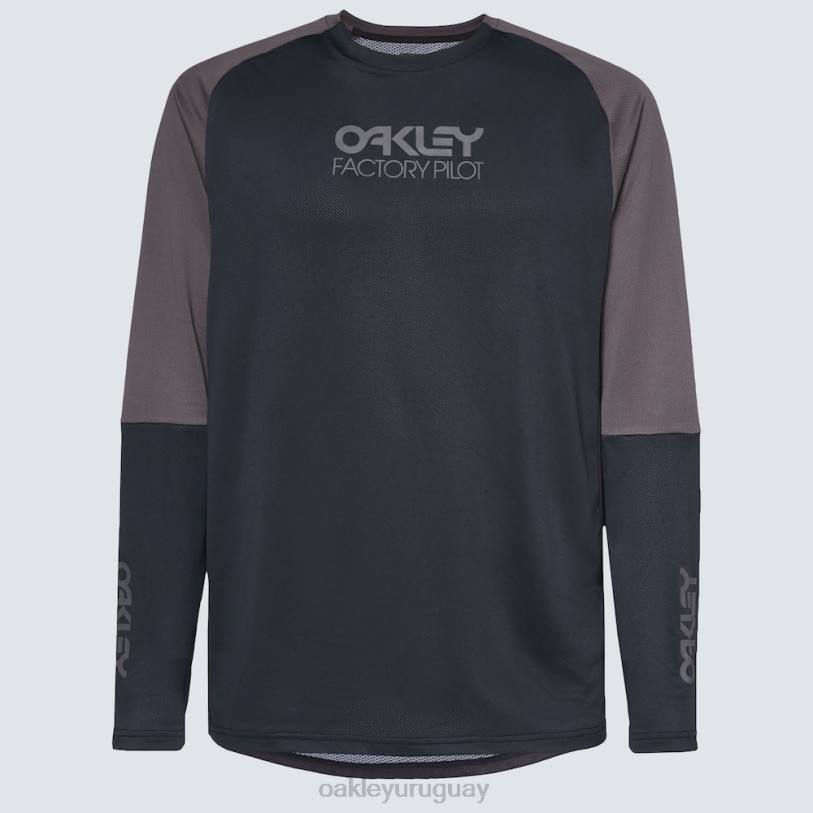 Oakley piloto de fábrica mtb ls jersey ii XT4H2620 ropa negro/hierro forjado