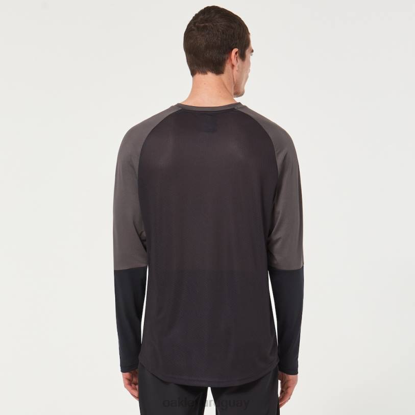 Oakley piloto de fábrica mtb ls jersey ii XT4H2620 ropa negro/hierro forjado