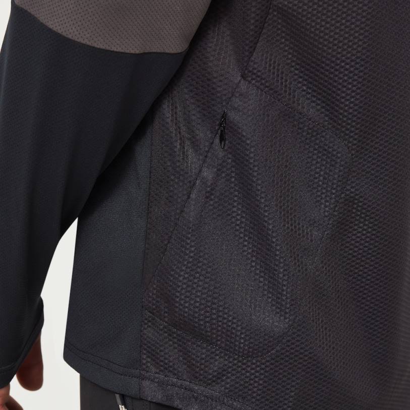 Oakley piloto de fábrica mtb ls jersey ii XT4H2620 ropa negro/hierro forjado