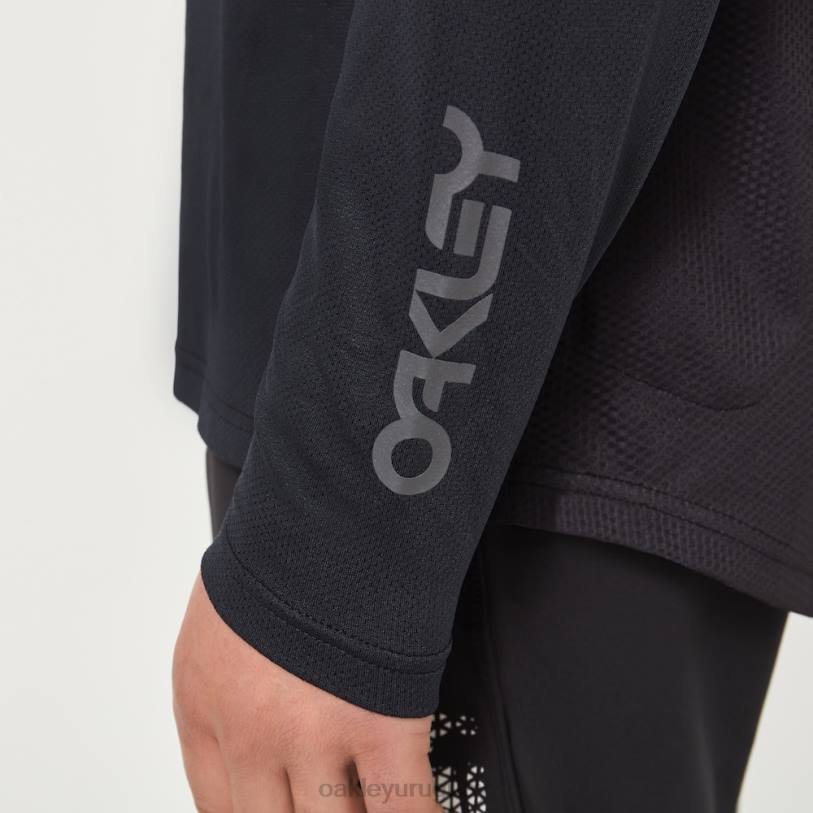 Oakley piloto de fábrica mtb ls jersey ii XT4H2620 ropa negro/hierro forjado