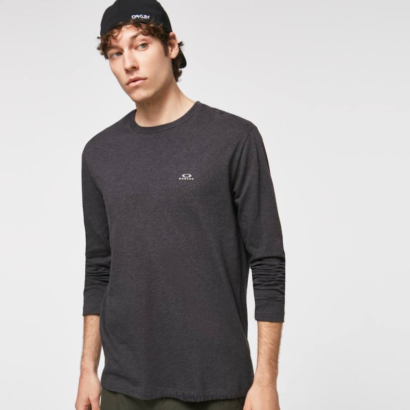 Oakley relajarse ls camiseta XT4H2436 ropa brezo gris oscuro