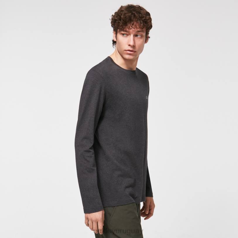 Oakley relajarse ls camiseta XT4H2436 ropa brezo gris oscuro