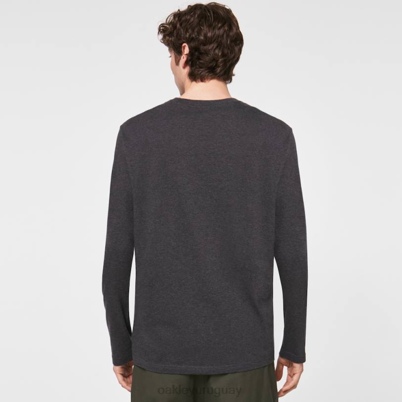 Oakley relajarse ls camiseta XT4H2436 ropa brezo gris oscuro