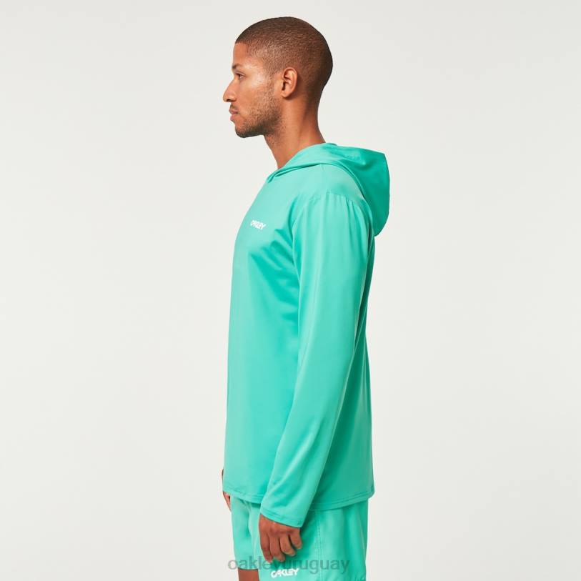 Oakley rushguard con capucha arcoiris rc XT4H2249 ropa Menta verde