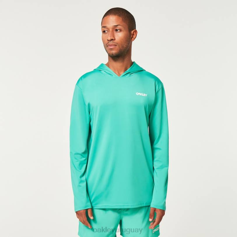 Oakley rushguard con capucha arcoiris rc XT4H2249 ropa Menta verde