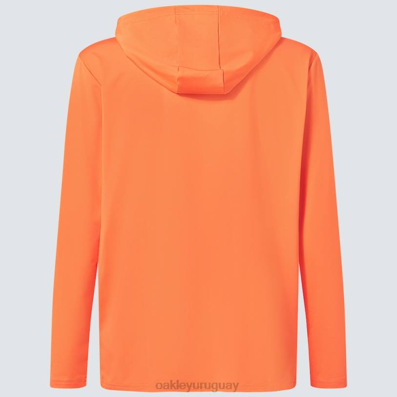 Oakley rushguard con capucha arcoiris rc XT4H2250 ropa naranja suave
