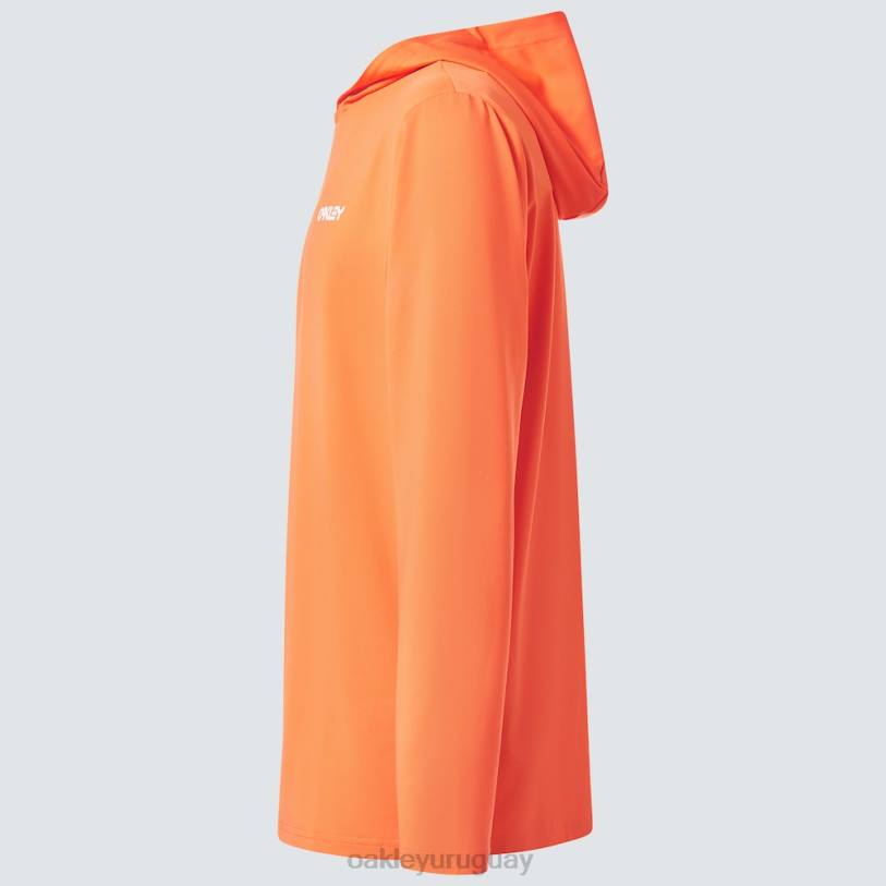Oakley rushguard con capucha arcoiris rc XT4H2250 ropa naranja suave