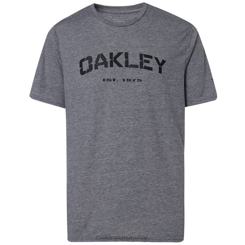 Oakley si camiseta indoc XT4H2394 ropa gris jaspeado atlético