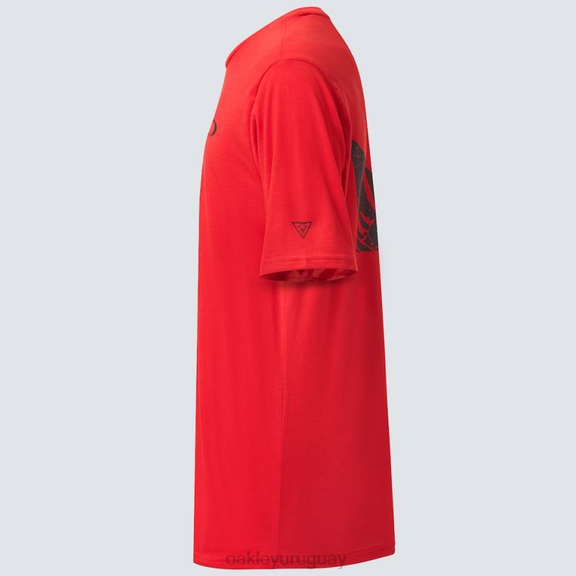 Oakley si valiente camiseta XT4H2485 ropa línea roja