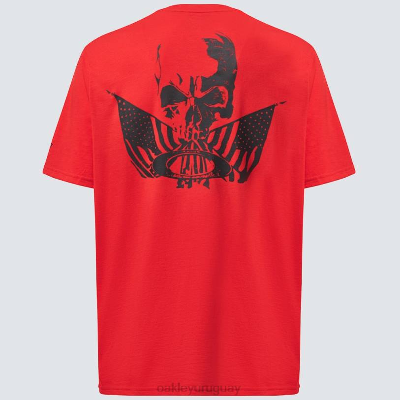 Oakley si valiente camiseta XT4H2485 ropa línea roja