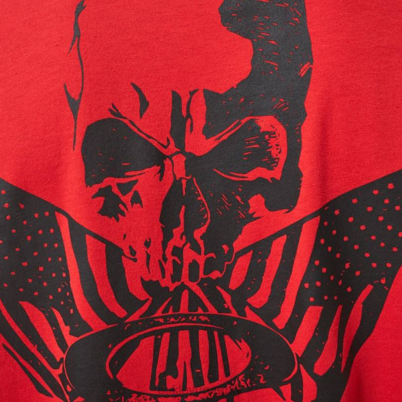 Oakley si valiente camiseta XT4H2485 ropa línea roja