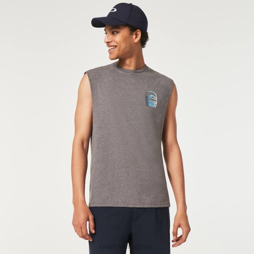 Oakley tanque gradiente montaña b1b XT4H2329 ropa nuevo gris atlético