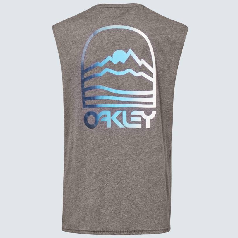 Oakley tanque gradiente montaña b1b XT4H2329 ropa nuevo gris atlético