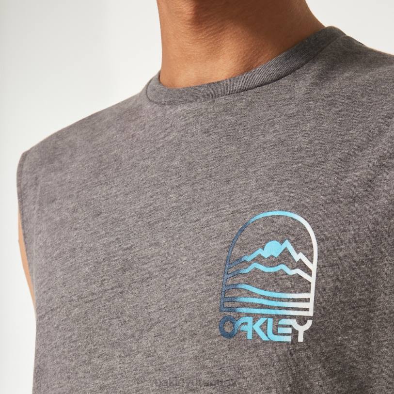Oakley tanque gradiente montaña b1b XT4H2329 ropa nuevo gris atlético
