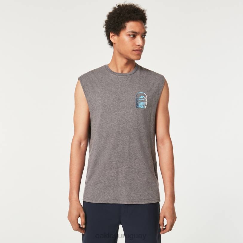 Oakley tanque gradiente montaña b1b XT4H2329 ropa nuevo gris atlético