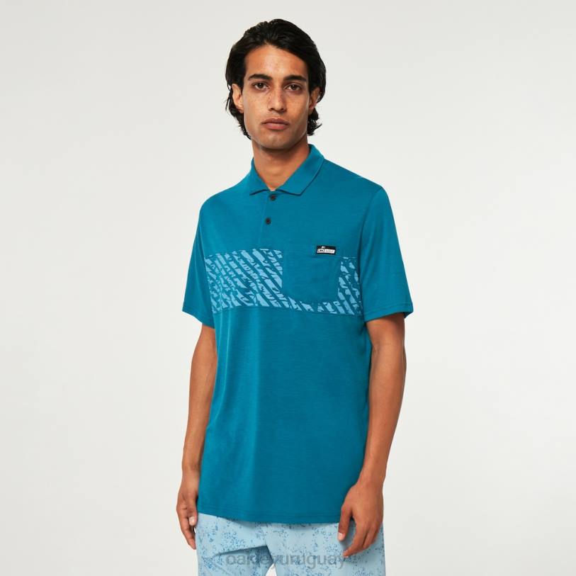 Oakley bolsillo con rayas color arena XT4H2602 ropa aurora azul