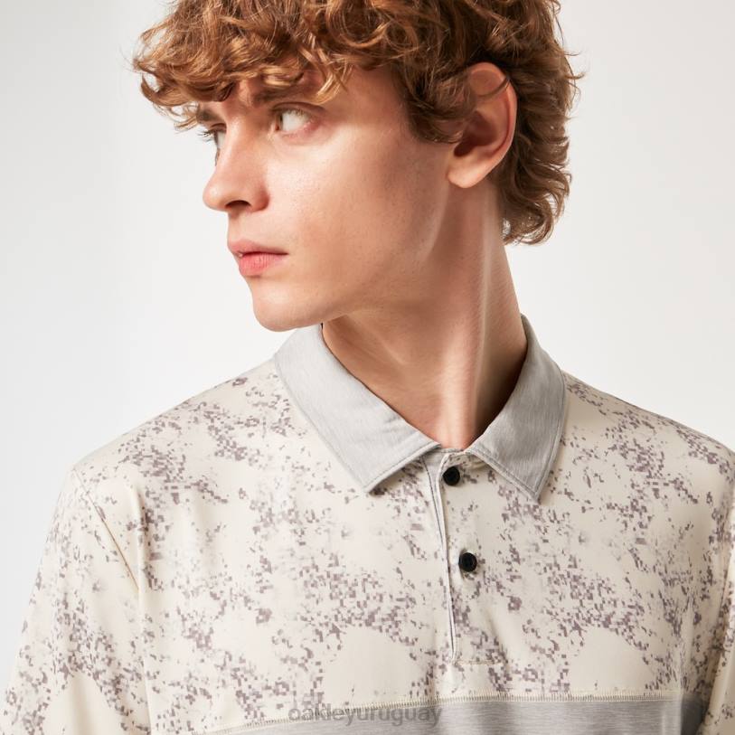 Oakley polo bloque de arena XT4H2184 ropa blanco ártico