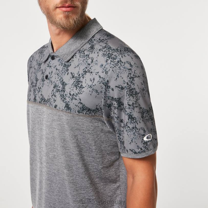 Oakley polo bloque de arena XT4H2186 ropa pizarra oscura