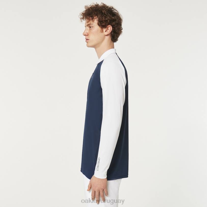 Oakley polo con manga solar uv XT4H2575 ropa equipo naval