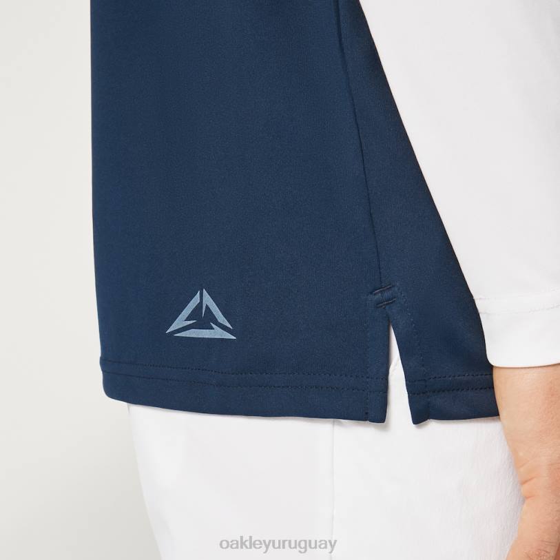 Oakley polo con manga solar uv XT4H2575 ropa equipo naval