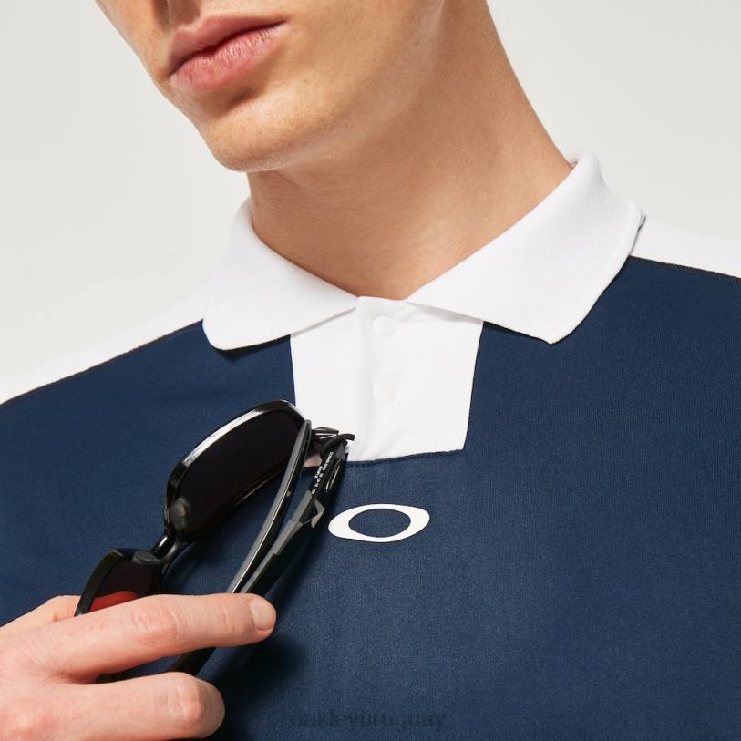 Oakley polo con manga solar uv XT4H2575 ropa equipo naval