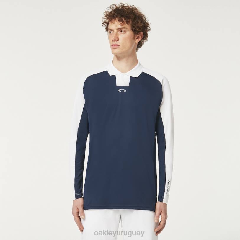 Oakley polo con manga solar uv XT4H2575 ropa equipo naval