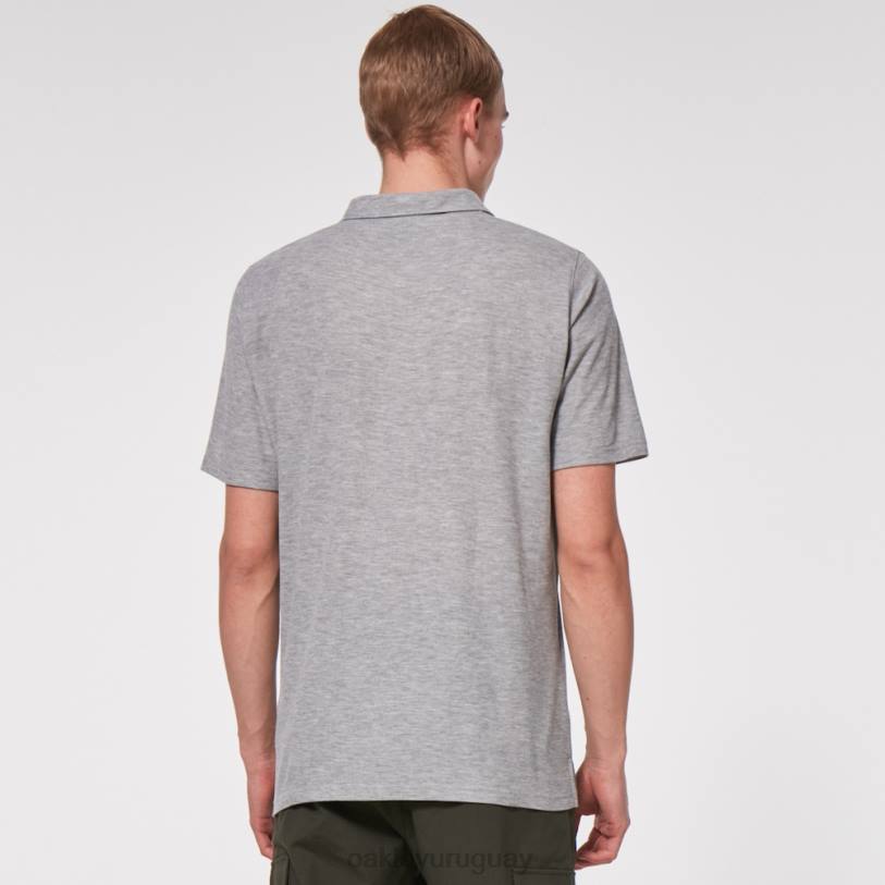 Oakley relajarse polo XT4H2432 ropa nuevo brezo de granito