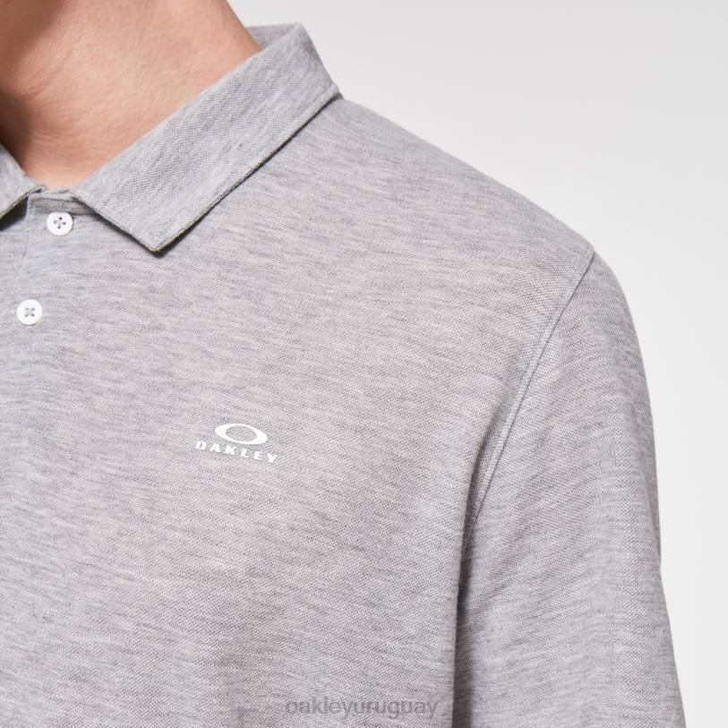 Oakley relajarse polo XT4H2432 ropa nuevo brezo de granito