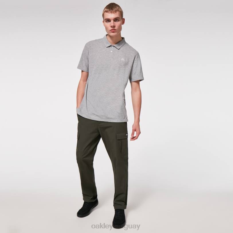 Oakley relajarse polo XT4H2432 ropa nuevo brezo de granito