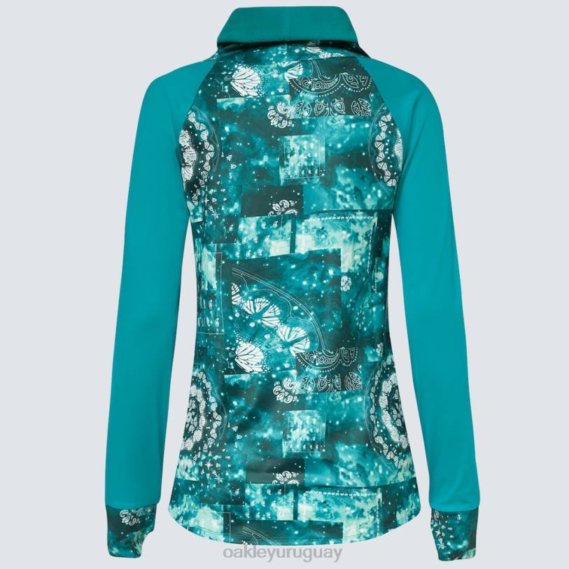 Oakley capa intermedia tc aurora XT4H2642 ropa pañuelo del lago verde