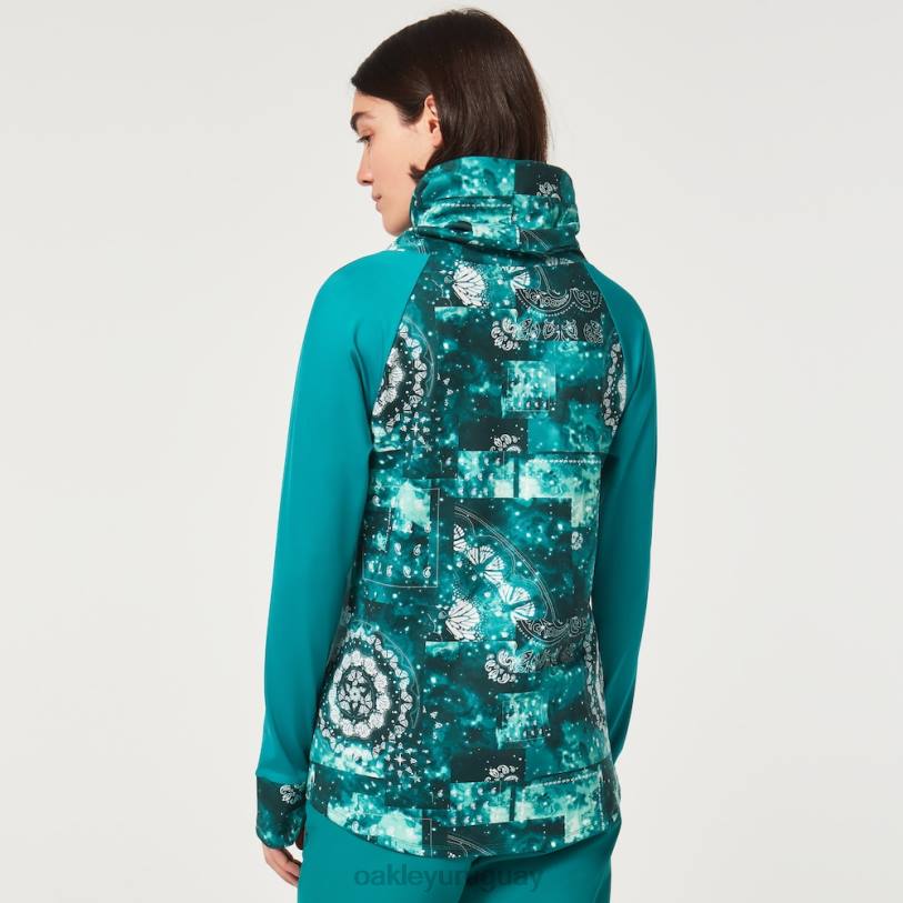 Oakley capa intermedia tc aurora XT4H2642 ropa pañuelo del lago verde