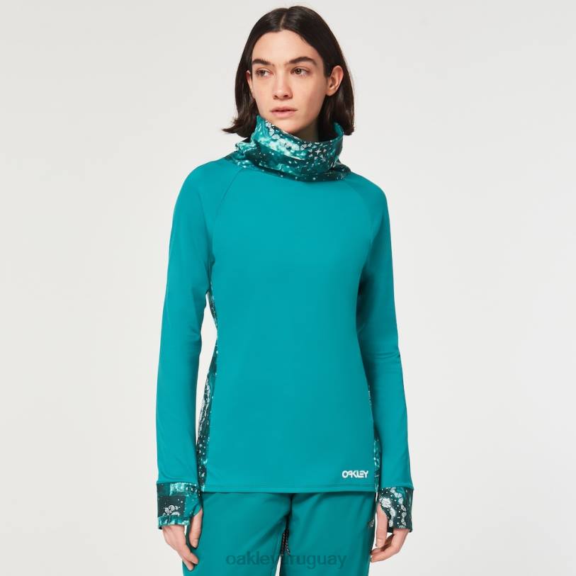 Oakley capa intermedia tc aurora XT4H2642 ropa pañuelo del lago verde