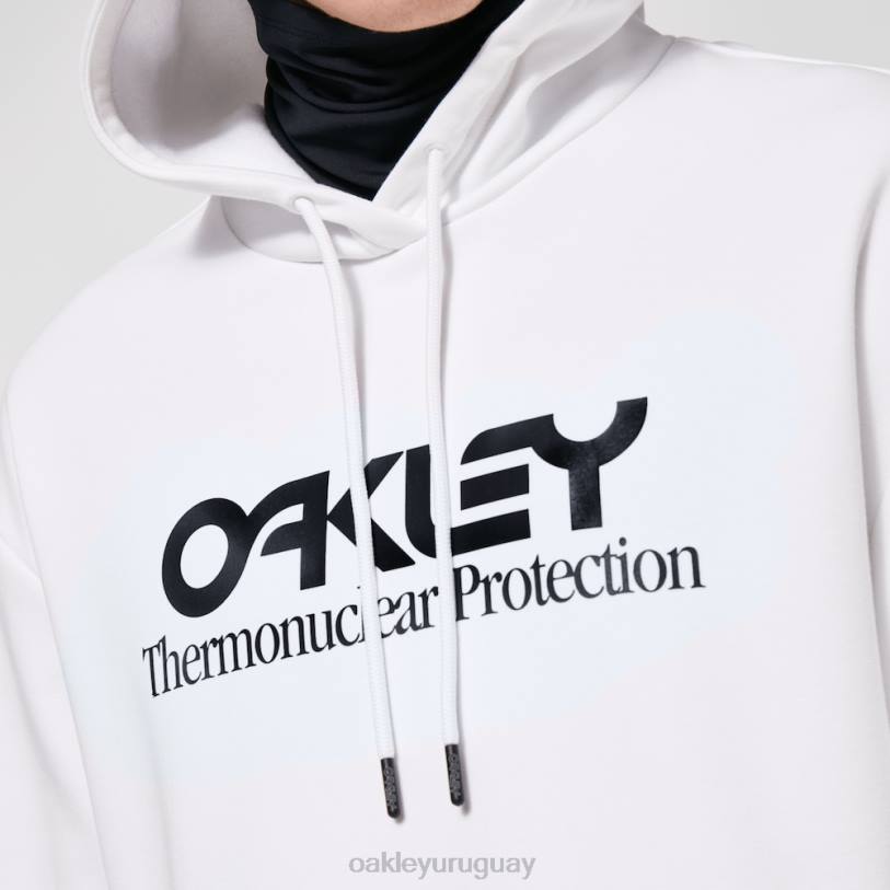 Oakley sudadera con capucha Rider Long 2.0 XT4H2454 ropa blanco negro