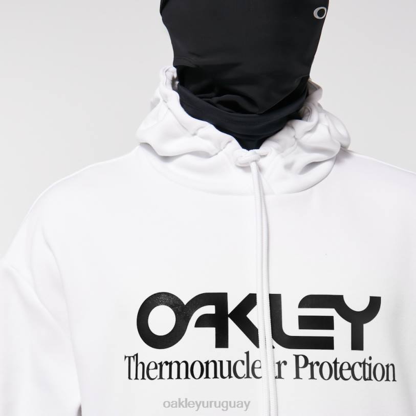 Oakley sudadera con capucha Rider Long 2.0 XT4H2454 ropa blanco negro
