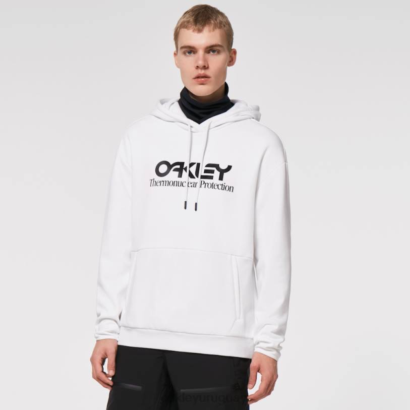 Oakley sudadera con capucha Rider Long 2.0 XT4H2454 ropa blanco negro